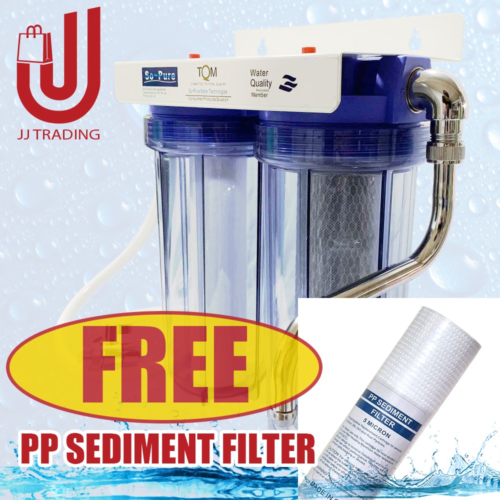 2 Stage Water Purification System (Free Extra PP Sediment Filter