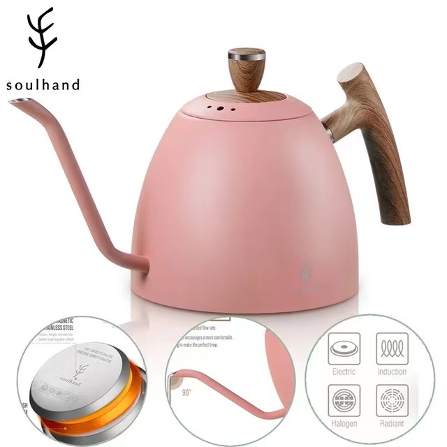Coffee pot hand pot teapot Gooseneck Kettle Fireproof Handle Triple