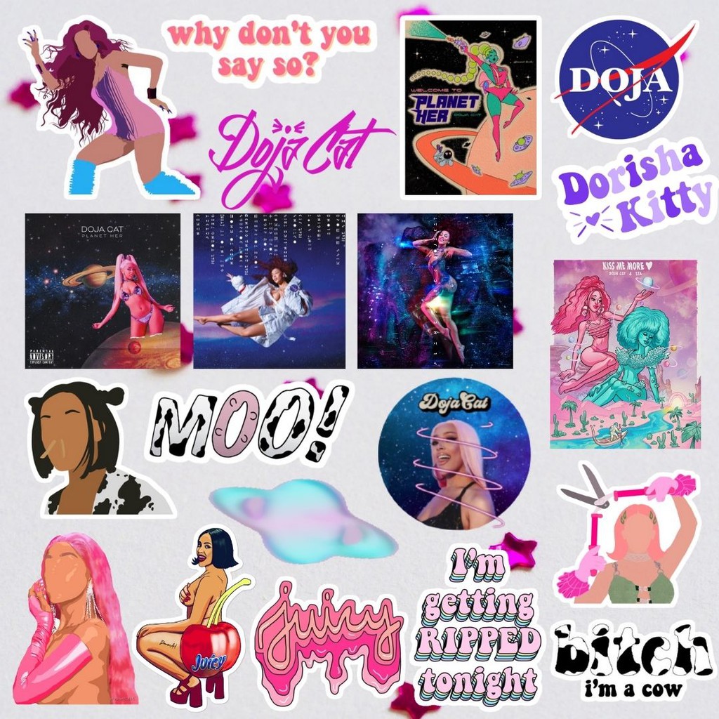 20 pcs DOJA CAT Sticker Set Shopee Philippines