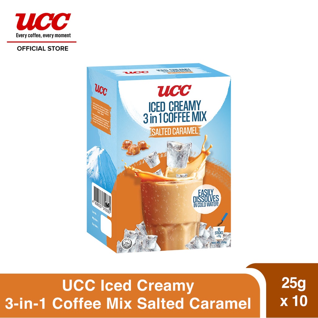 UCC Iced Creamy Salted Caramel 3in1 Coffee Mix Shopee Philippines