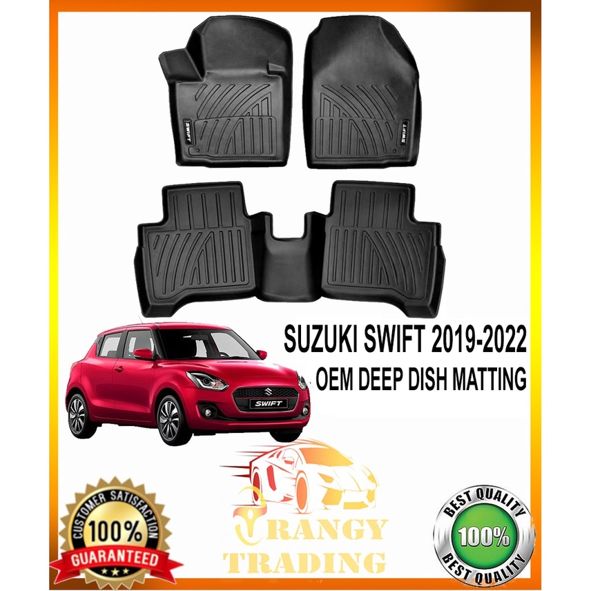 Suzuki Swift 2019 to 2022 OEM TPE Deep Dish Matting 2020 2021 Shopee