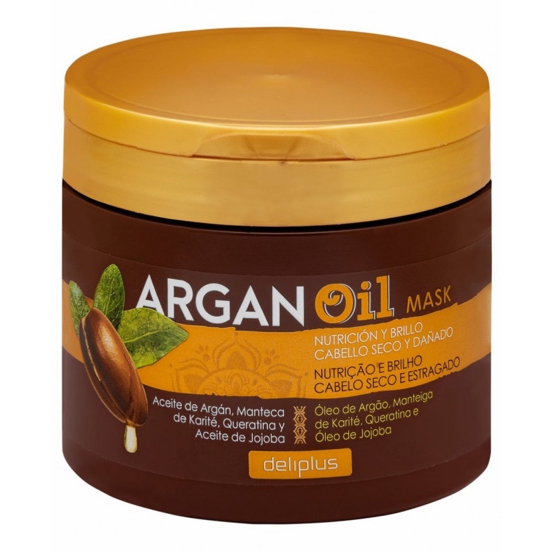 Argan Oil Mask by Deliplus ORIGINAL !! MADE IN SPAIN Shopee