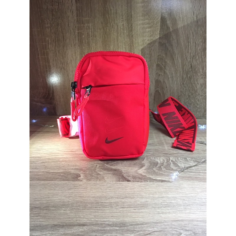 Nike Sportswear Essentials Hip Pack (Small) (Crimson, Cedar) Shopee