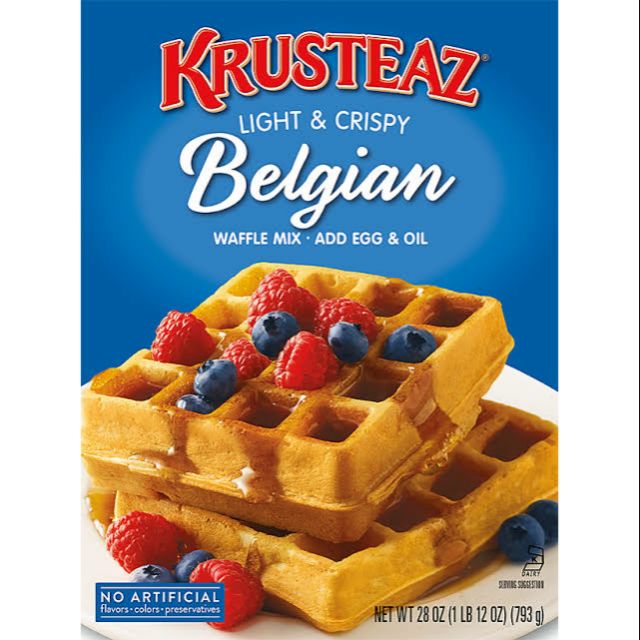 Krusteaz Light Crispy Belgian Waffle Mix 793g Shopee Philippines