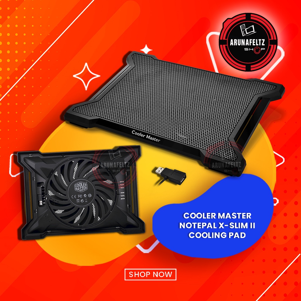 COOLER MASTER NOTEPAL XSLIM II Laptop Cooling Pad Shopee Philippines