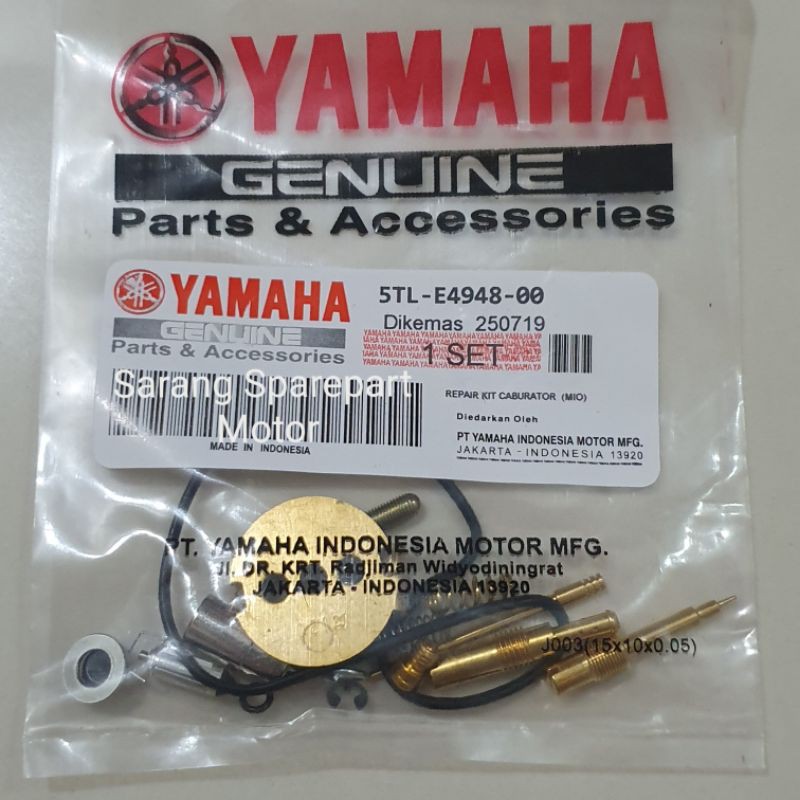 5TL Carburetor Repair Kit for Yamaha Mio Sporty, Mio Soul and Mio Fino