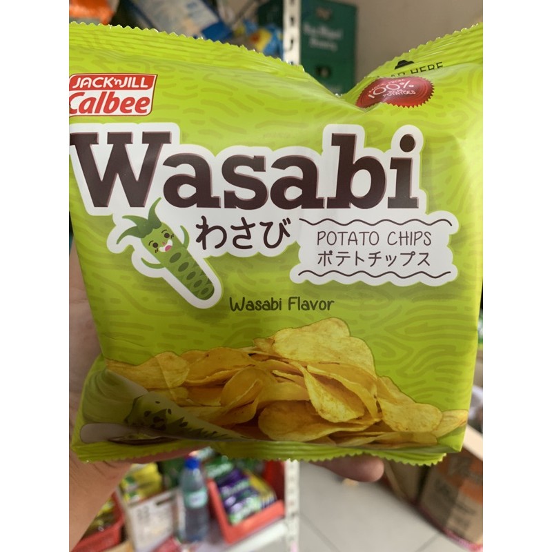 CALBEE WASABI POTATO CHIPS 28g Shopee Philippines