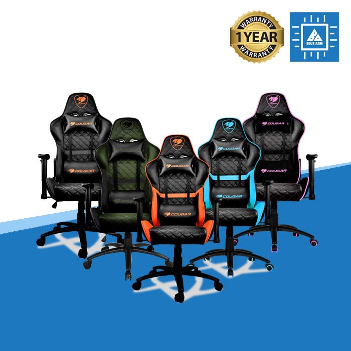 COUGAR ARMOR ONE Gaming Chair Black,BlackOrange,BlackPink,Black