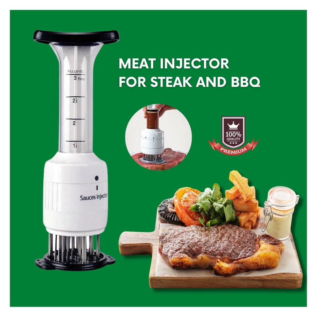 Candid Home Sauces Injector Meat Marinade Meat Injector Steaks Flavor