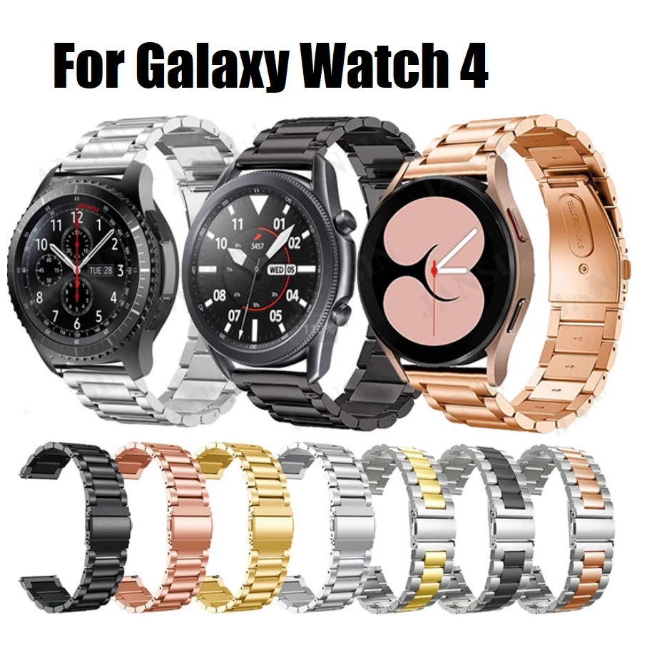 Samsung Galaxy Watch 4 Strap Stainless Steel Metal Replacement Straps