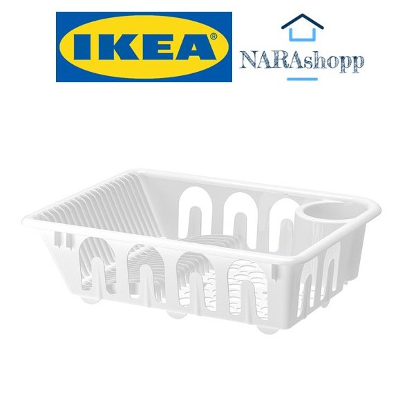 (READY STOCK) IKEA FLUNDRA Dish drainer, white Kitchen Sink Organiser