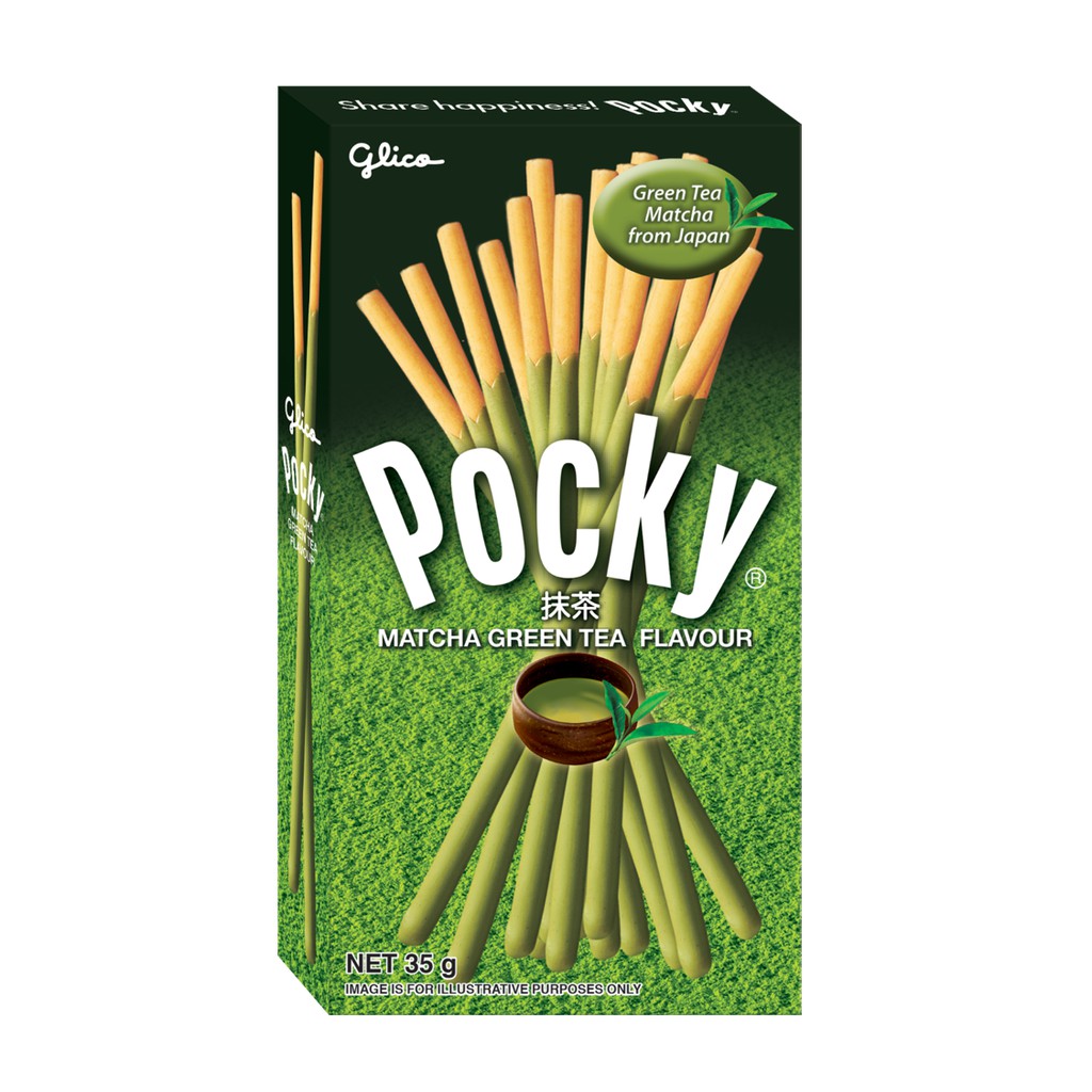 Pocky Green Tea Matcha 35g Shopee Philippines