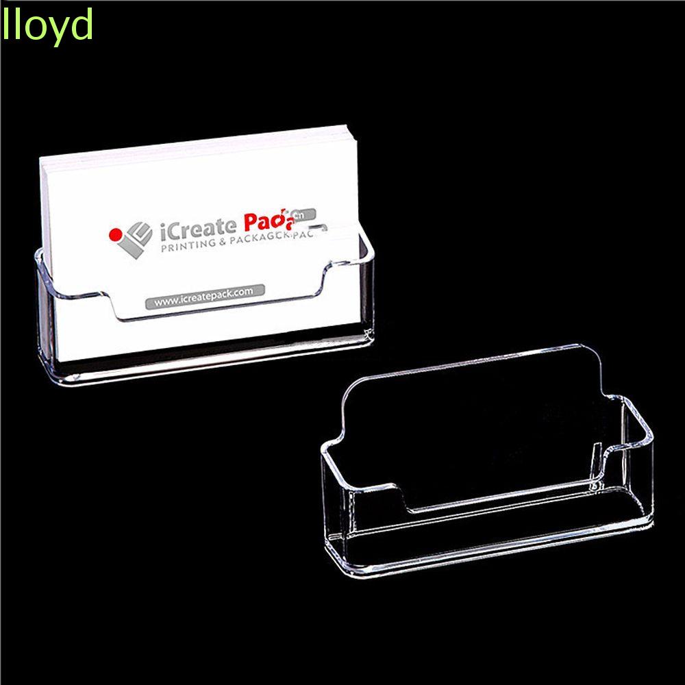 LLOYD1 Office Supplies Card Display Stand Acrylic Desktop Storage Box