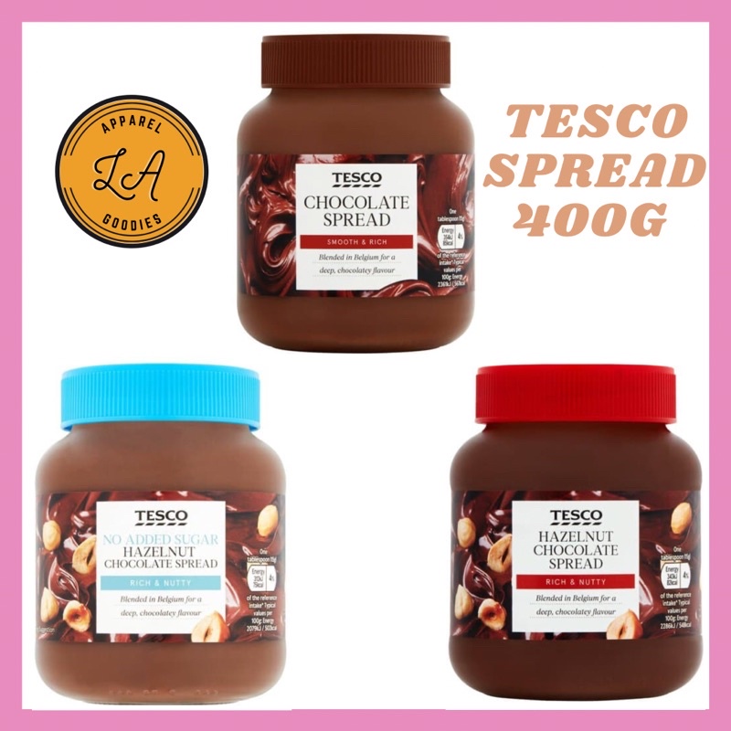 Tesco Chocolate Spread 400g Shopee Philippines