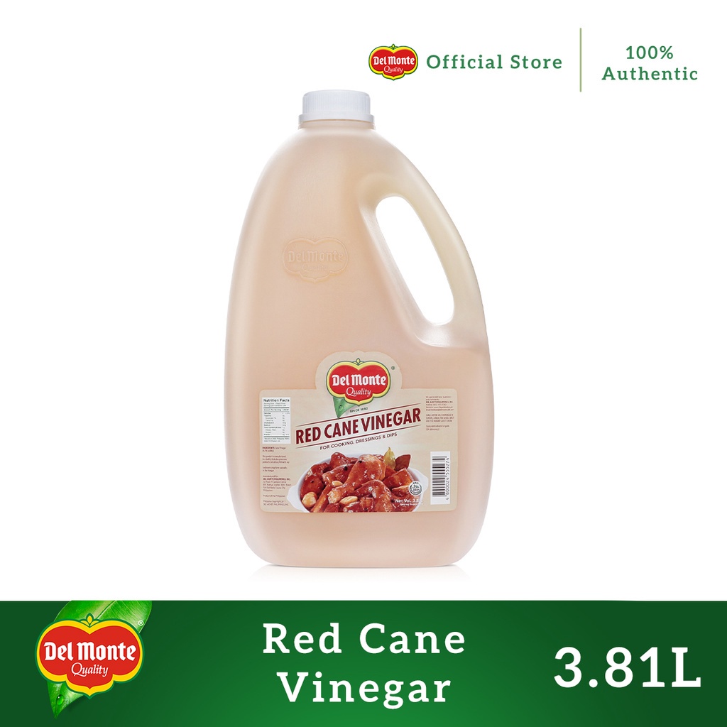 Food & Beverage ๑ Del Monte Red Cane Vinegar 1 Gallon Shopee Philippines