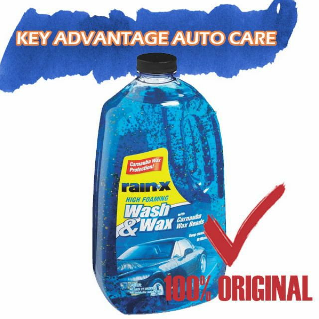 RainX High Foaming Wash and Wax (with Carnauba Wax Beads) 1.89L