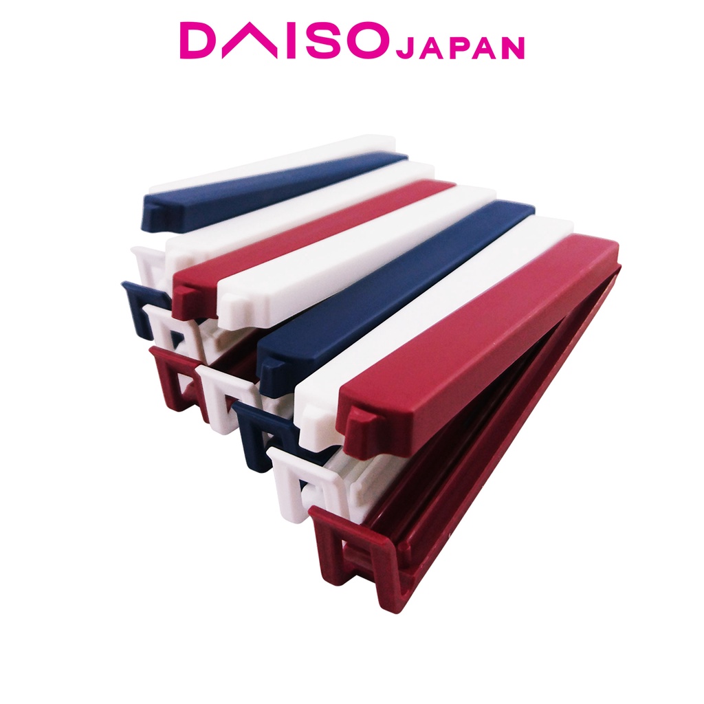 Daiso Reusable Storage Bag Clips 8 pcs Shopee Philippines