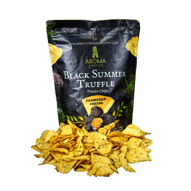 Aroma Black Summer Truffle Potato Chips( Parmesan Cheese )100g Shopee