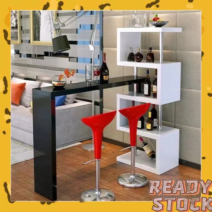 COD Modern MINI Bar table Rotating 360 Swivel Bar counter table coffee
