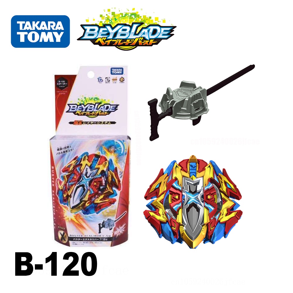 Takara Tomy Original Beyblade Burst B120 B120 Buster Xcalibur 1' Sword