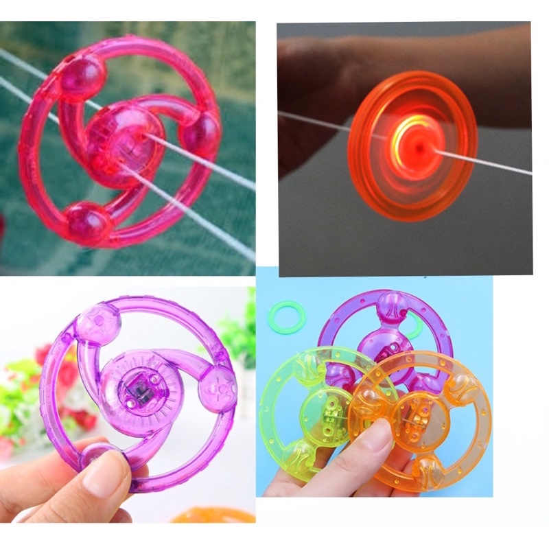 Classic Pull Flywheel Flash YoYo Toy Multicolor Light Color Flying