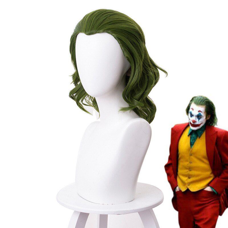 Joker Wig Synthetic Hair Clown Joaquin Phoenix Arthur Fleck Cosplay