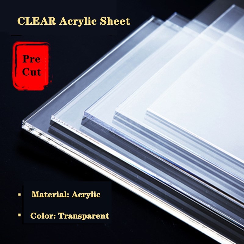 CLEAR Acrylic Sheet Pre cut Clear Acrylic Sheet 2MM Plexi glass Perspex
