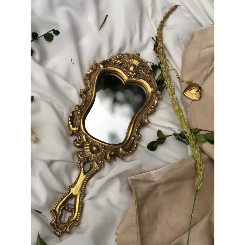 Beauty and the Beast Vintage Hand Mirror Shopee Philippines