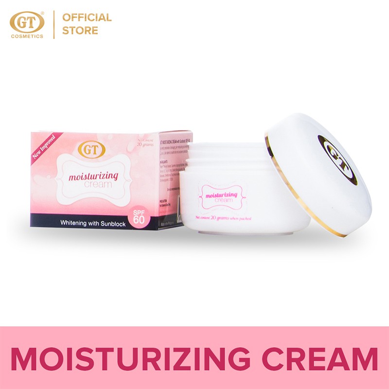 GT Cosmetics Moisturizing Cream with SPF60 20g Shopee Philippines