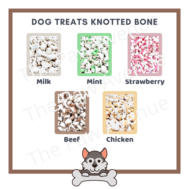 Knotted Bone Dog Treats (Sold per piece) Shopee Philippines