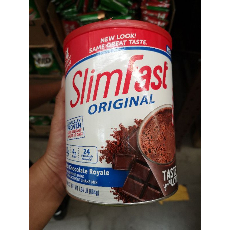 SlimFast Original Rich Chocolate Royale Powder Shake Mix 884g Authentic