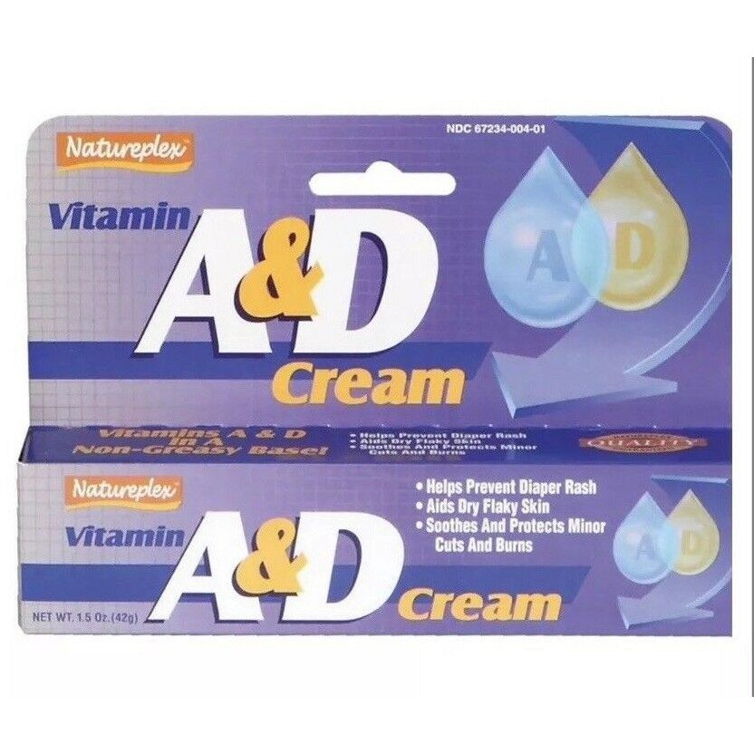 Natureplex Vitamin A and D Cream A&D Ointment Diaper Rash Cream Made in
