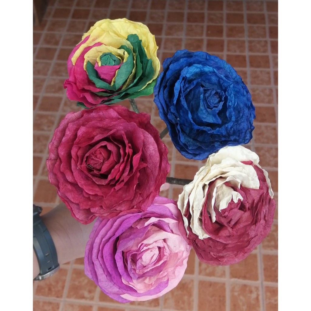 Fossilized Roses with FULL BLOOM PETALS Dried Flower Shopee Philippines