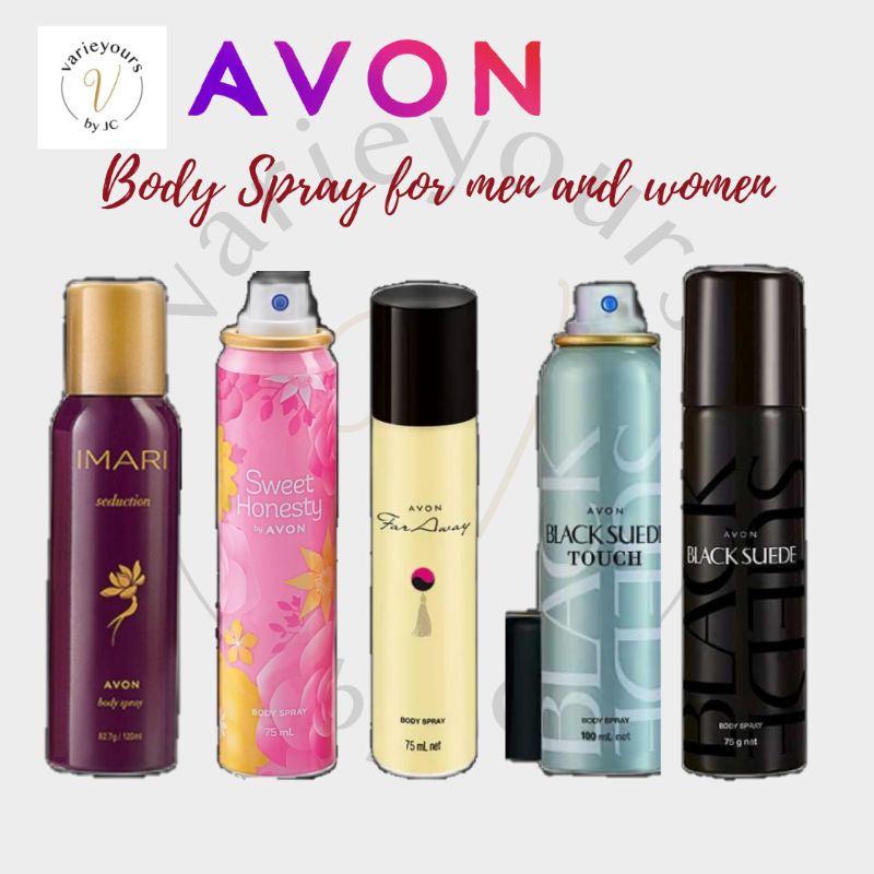 Avon body spray for men and women (75ml,100ml, 120ml) Shopee Philippines