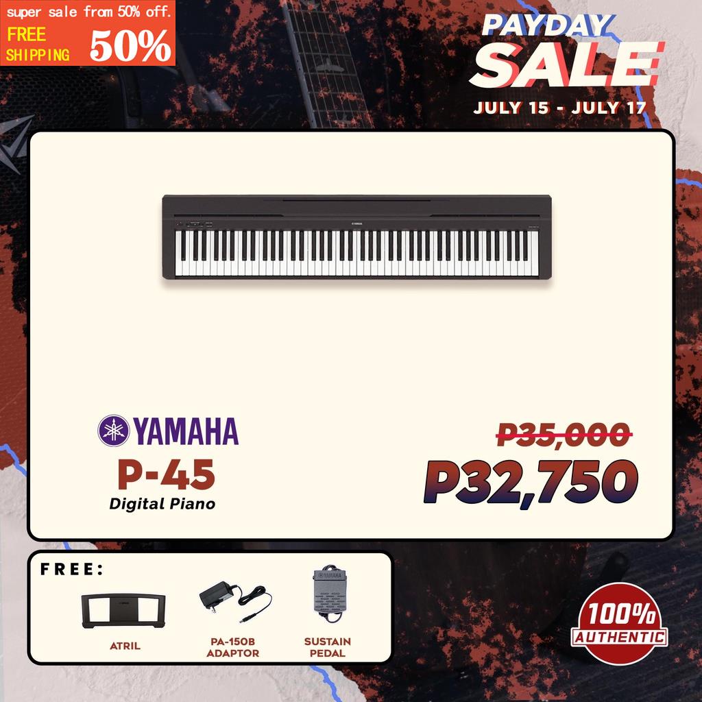 Yamaha P45, 88Key Weighted Action Digital Piano Shopee Philippines