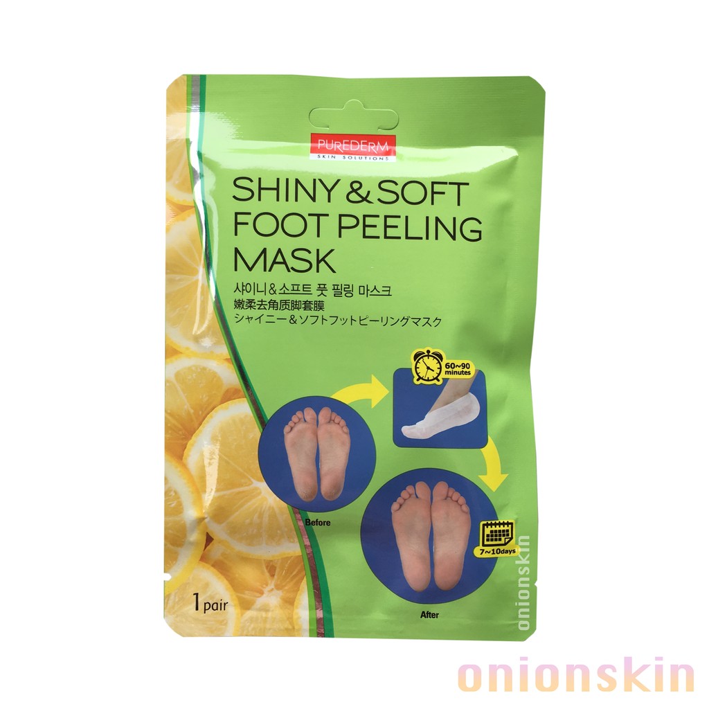 Purederm Shiny and Soft Foot Peeling Mask Shopee Philippines