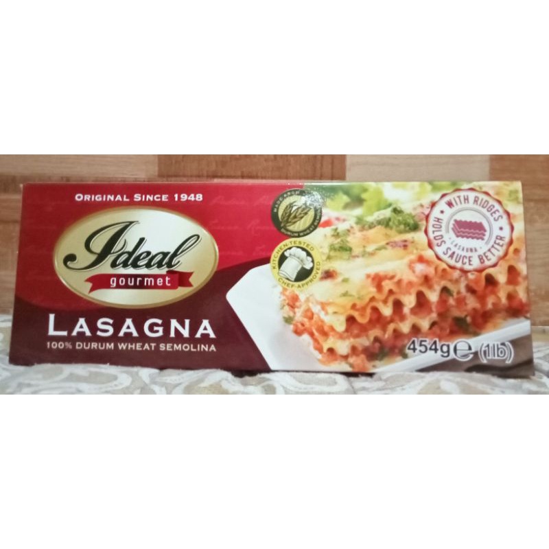 Ideal Lasagna Pasta 454g Shopee Philippines
