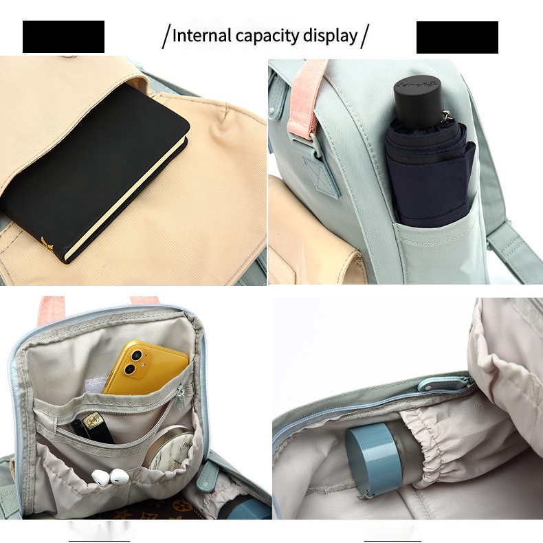 Doughnut Macaroon Backpack / Classic and Mini / School Bag Pastel