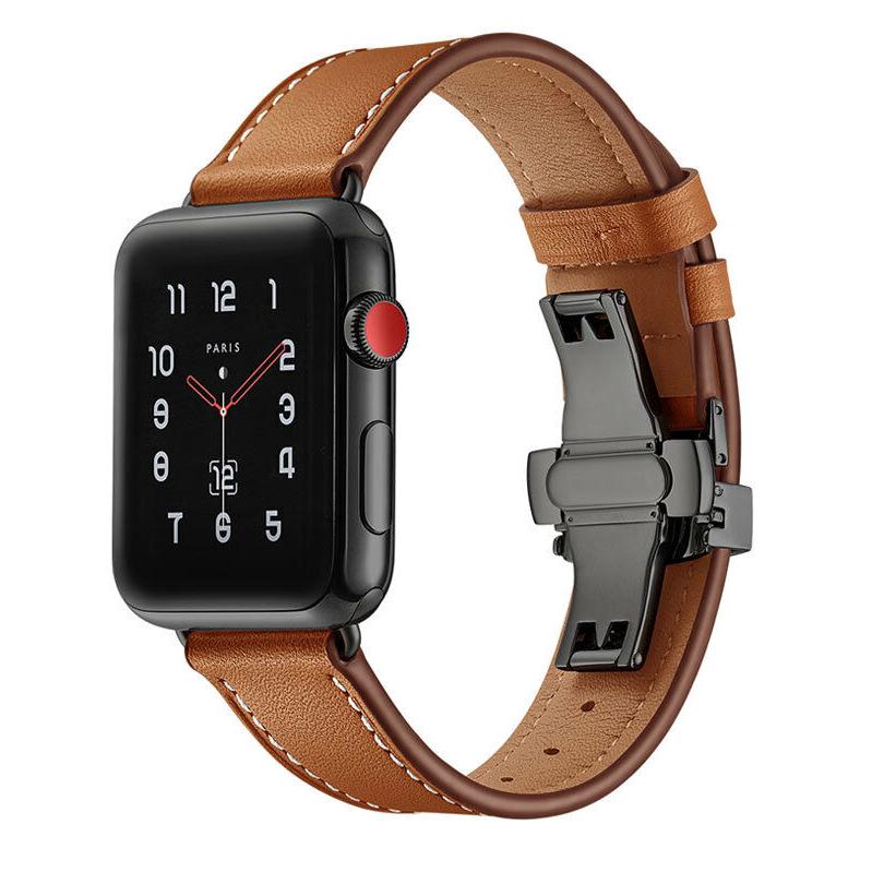 Genuine Leather Wrist Strap Apple Watch Band 38/40mm 42