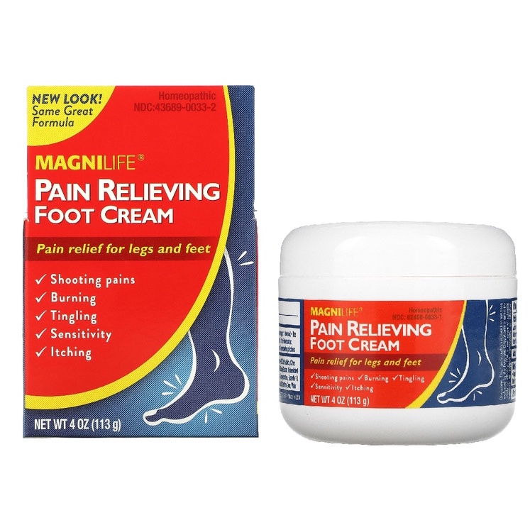 MagniLife, Pain Relieving Foot Cream, 4 oz (113 g) Shopee Philippines