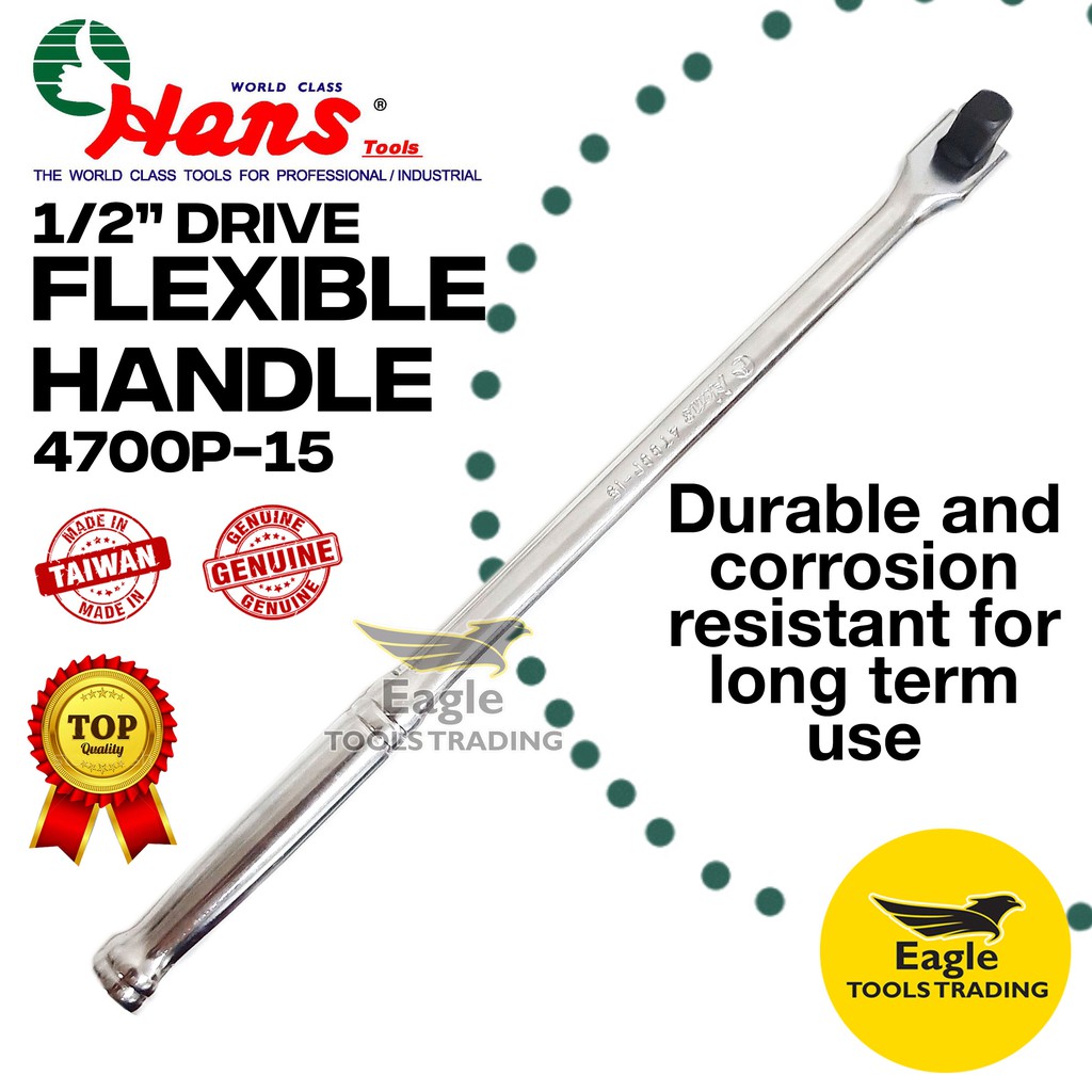 Hans 1/2" Drive Flexible Handle 470015 15 inch long Shopee Philippines