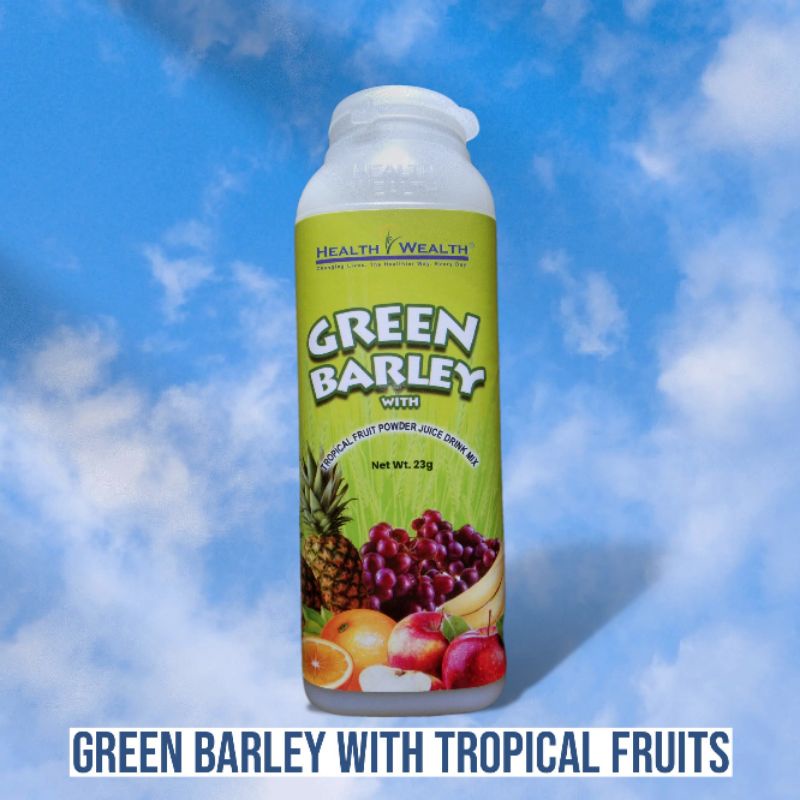 Health Wealth Green Barley with Tropical Fruits (Herbal Juice Drink) Shopee Philippines