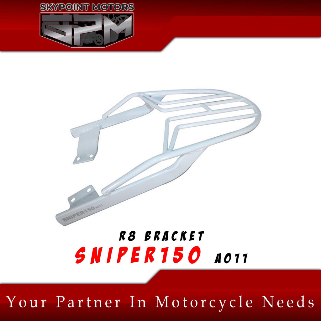 R8 MOTORCYCLE TOP BOX BRACKET FOR YAMAHA SNIPER 150 HEAVY DUTY BRACKET