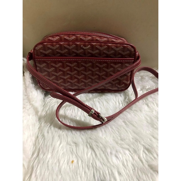 Goyard camera sling bag maroon Japan preloved Shopee Philippines