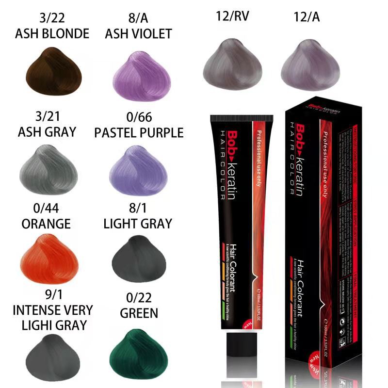 MF BOB Keratin Hair Color Hair Dye 100ml Shopee Philippines