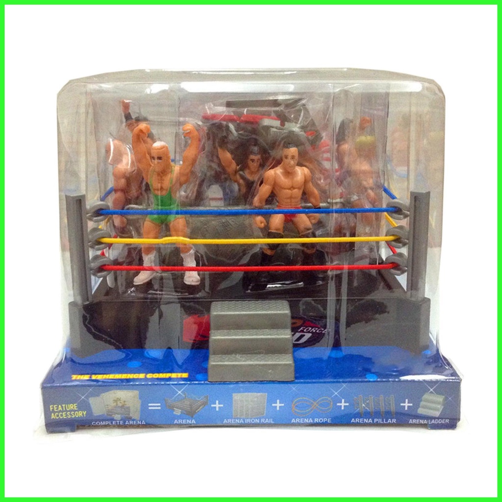 Wrestling Figure Playset Mini Wrestling Figure Play Set Warriors Toy