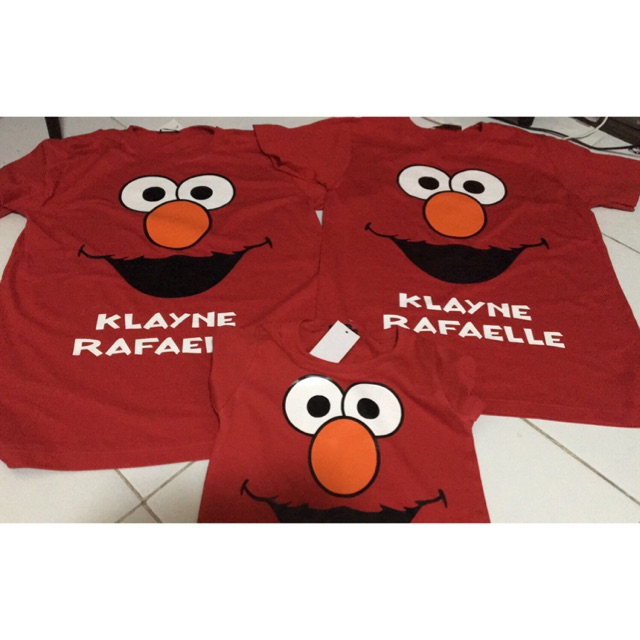 Elmo Sesame Street Family shirt Shopee Philippines