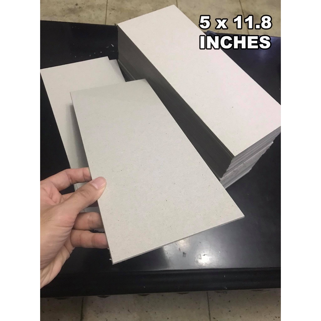 Chipboard 5x11.8 inches / Pasteboard / Eska Board 1195gsm Shopee
