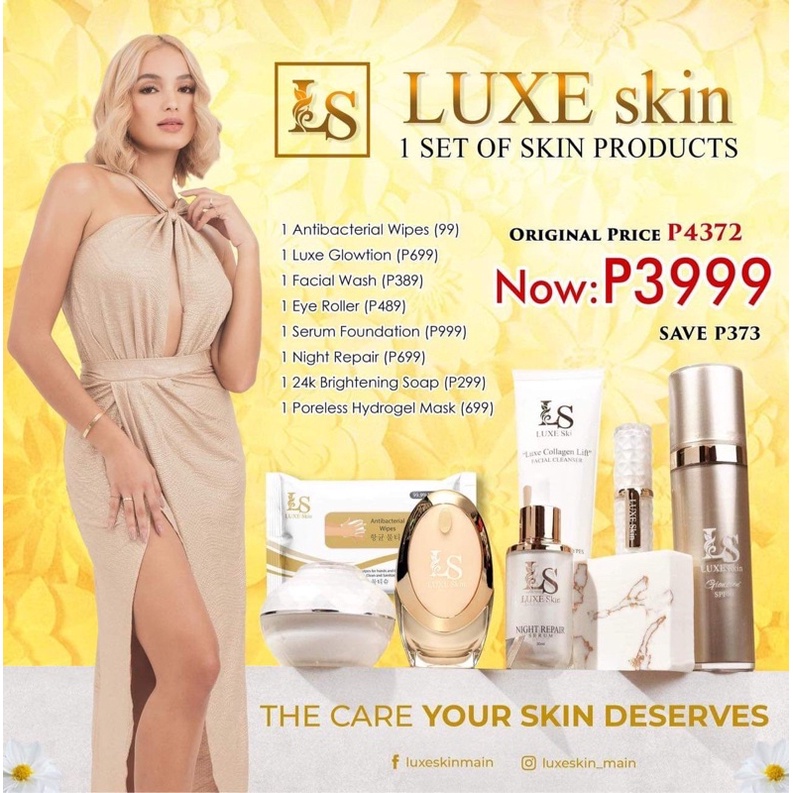 LUXE SKIN SET BY ANNA MAGKAWAS Shopee Philippines