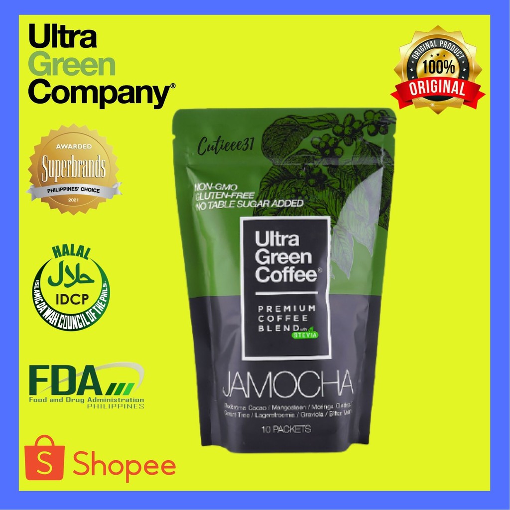 100 ORIGINAL ULTRA GREEN COFFEE (JAMOCHA) Shopee Philippines